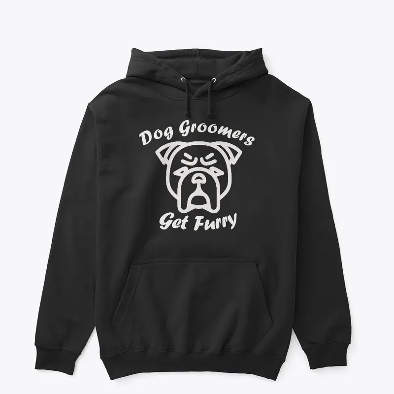 Dog Groomers Get Furry Dark Hoodie